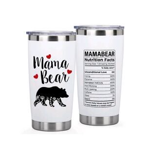 Gifts for Mom from Kids Tumbler Mug Birthday Mothers Day X-mas "Momma Bear" S32